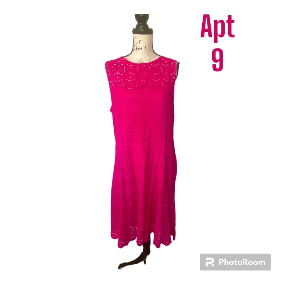 Apt. 9 Sleeveless Lace Over Lining Dress